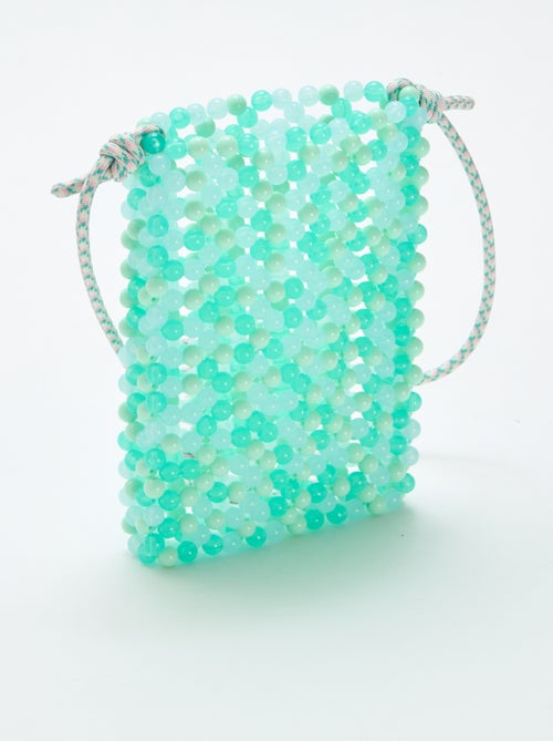 Pochette de téléphone en perles - Kiabi