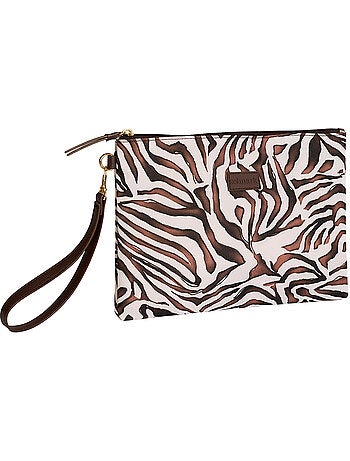 Pochette estivale zébrée complementos