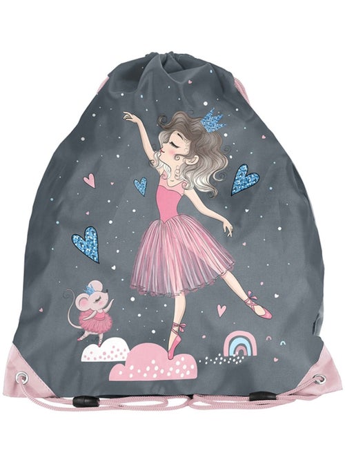Pochon de ballet à cordon Paso – 1 compartiment 38 x 34 cm - Kiabi