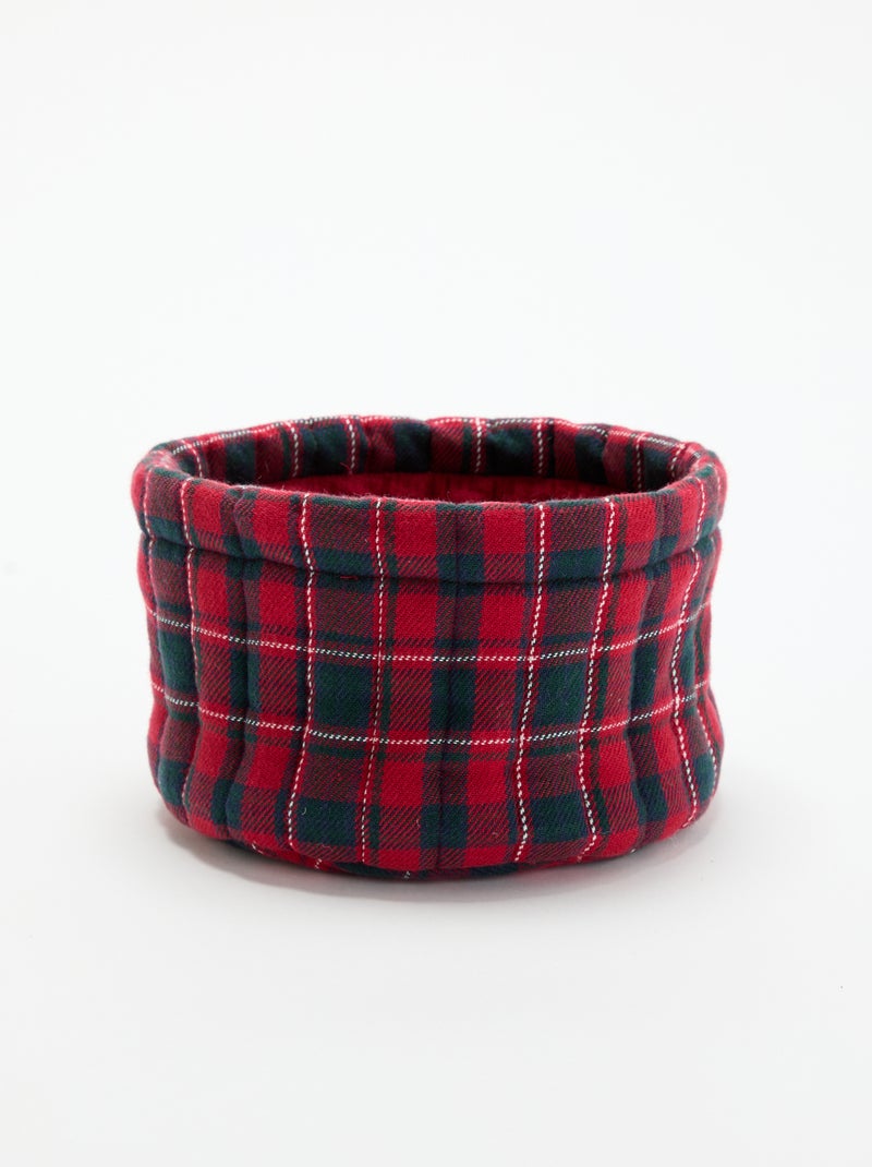 Pochon de rangement 'Noël' Rouge - Kiabi