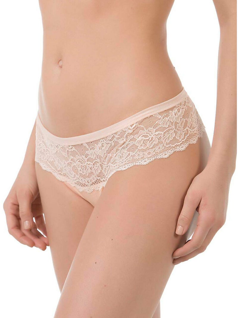Poederroze string shorty clarisse Roze - Kiabi