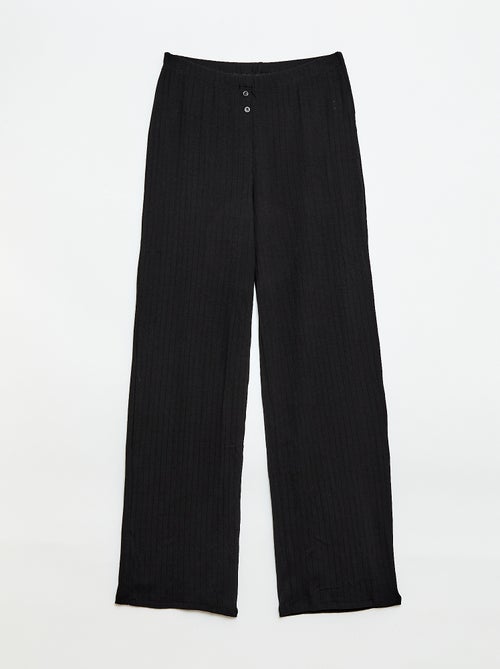Pointelle tricot broek - Kiabi
