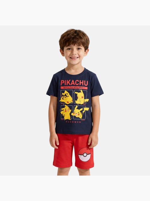 Pokemon - Ensemble T-shirt et short avec personnage - Kiabi