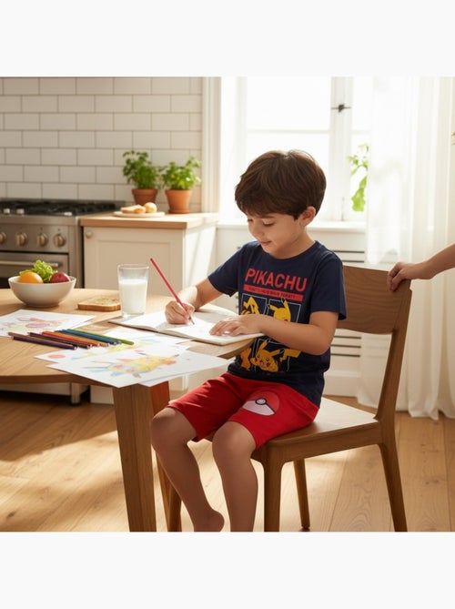 Pokemon - Ensemble T-shirt et short avec personnage - Kiabi