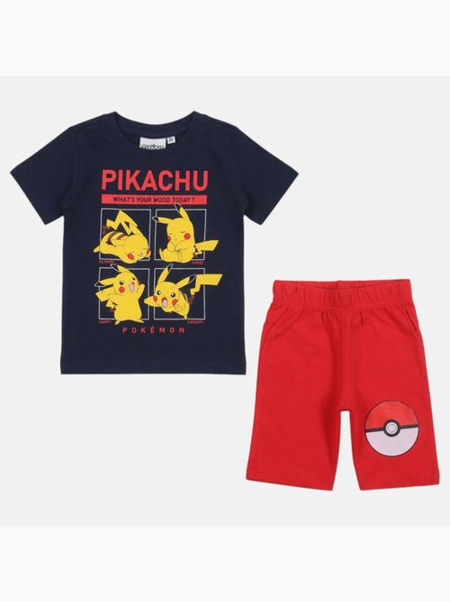 Pokemon - Ensemble T-shirt et short avec personnage - Kiabi
