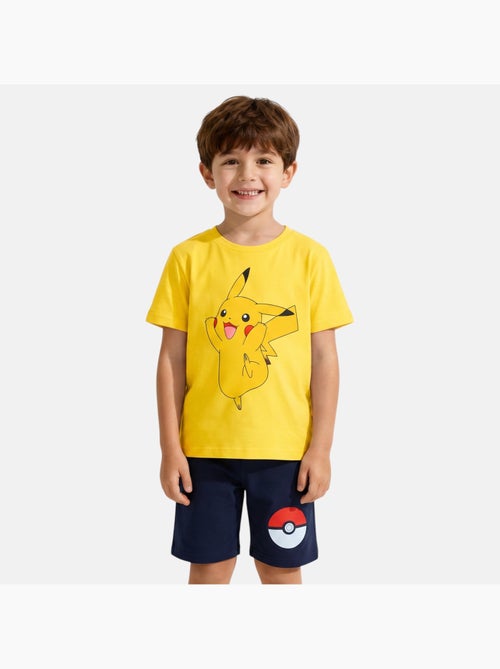 Pokemon - Ensemble T-shirt et short avec personnage - Kiabi