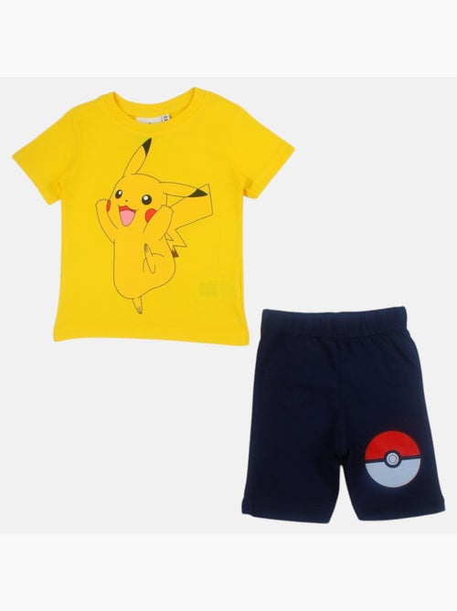 Pokemon - Ensemble T-shirt et short avec personnage - Kiabi