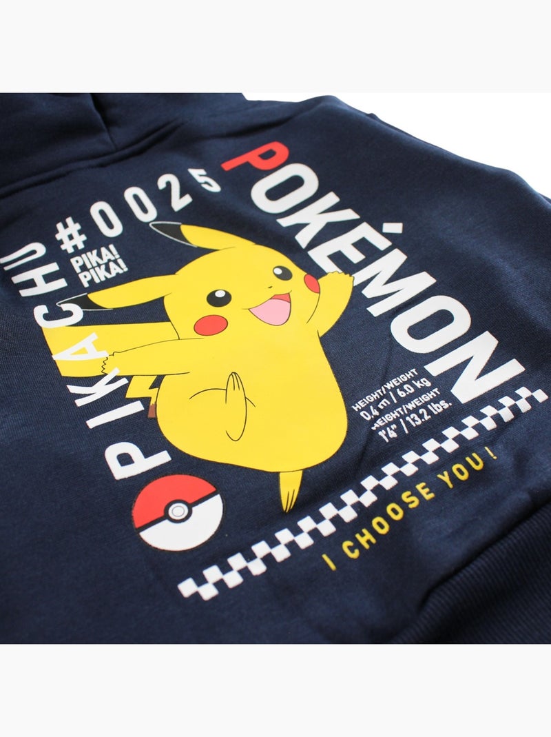 Pokemon - Hoodie jongen bedrukt Zwart - Kiabi