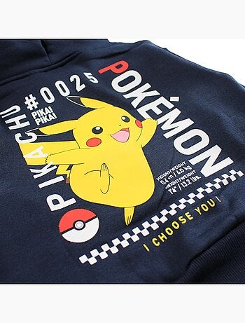 Pokemon - Sweat à capuche garçon imprimé
