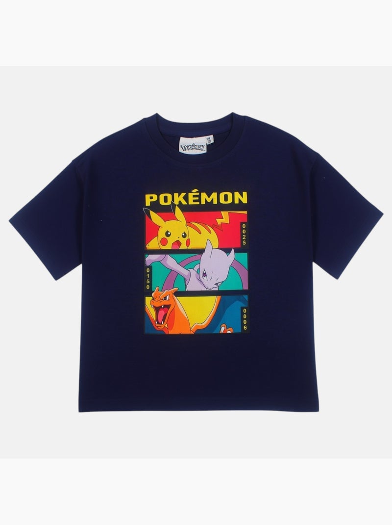 Pokemon - T shirt jongen Zwart - Kiabi
