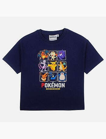 Pokemon - T-shirt manches courtes garçon avec personnage