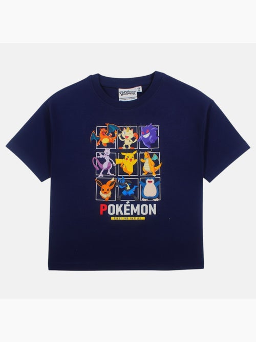 Pokemon - T-shirt manches courtes garçon avec personnage - Kiabi