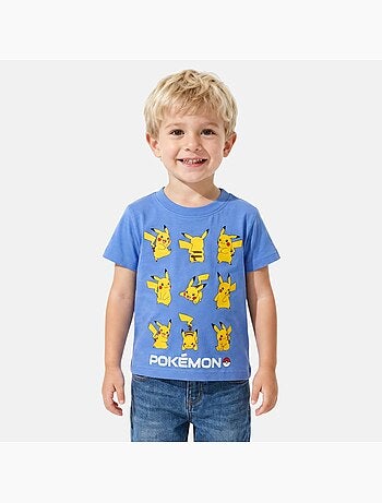 Pokemon - T-shirt manches courtes garçon avec personnage