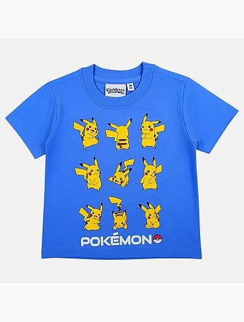 Pokemon - T-shirt manches courtes garçon avec personnage