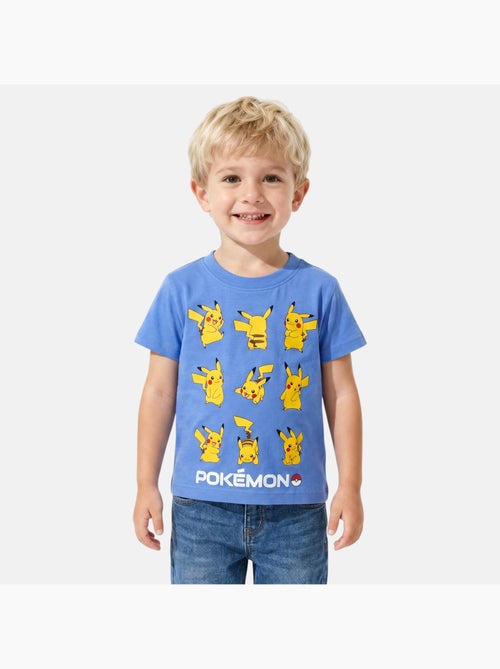Pokemon - T-shirt manches courtes garçon avec personnage - Kiabi
