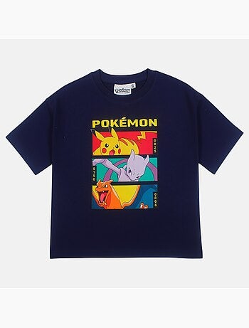 Pokemon - T-shirt manches courtes garçon avec personnage