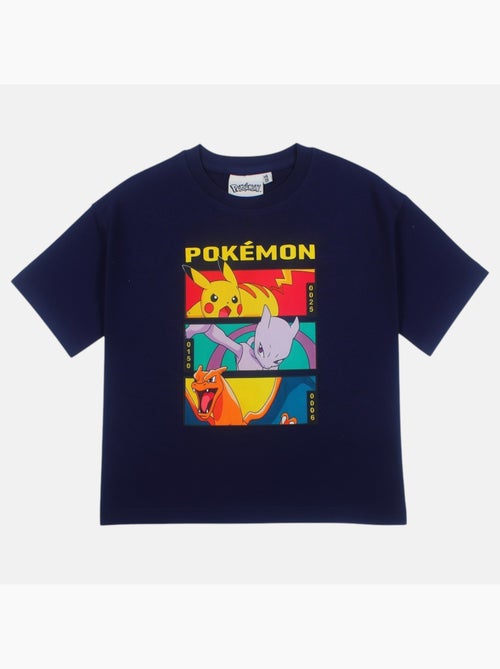 Pokemon - T-shirt manches courtes garçon avec personnage - Kiabi