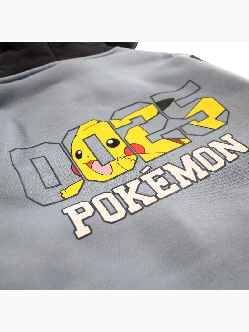 Pokemon - Veste sweat à capuche garçon imprimée Bleu - Kiabi