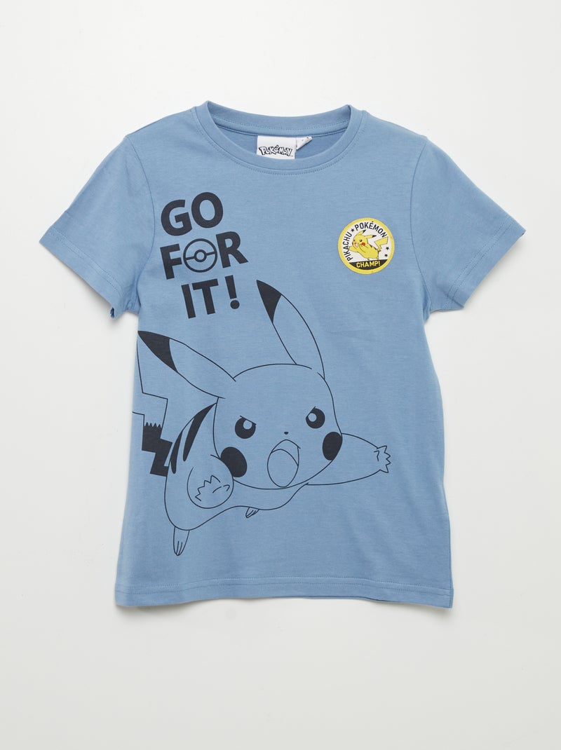 Pokémon-T-shirt BLAUW - Kiabi