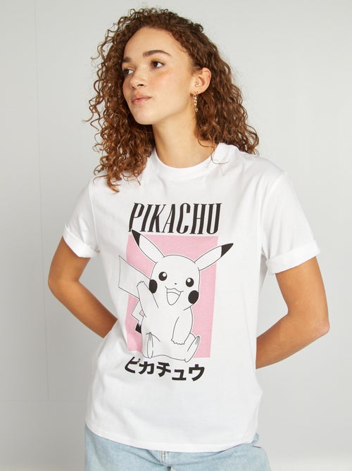 'Pokémon'-T-shirt met korte mouw en 'Pikachu'-print - Kiabi