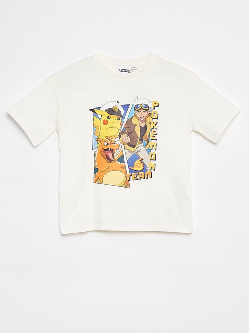 'Pokémon'-T-shirt met korte mouw en 'Pikachu'-print - Kiabi