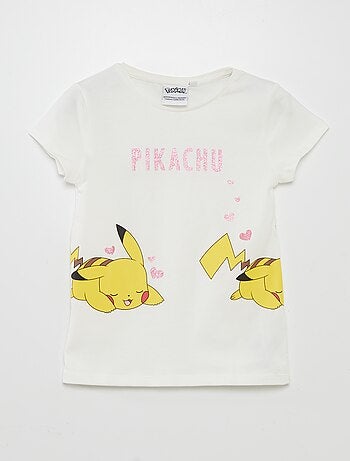 Pokémon-T-shirt met Pikachu-print