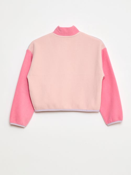 Polaire col camionneur avec liseré - Kiabi