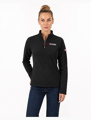 Polaire fine col montant zippé tugeak – canadian peak