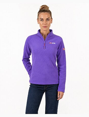 Polaire fine col montant zippé tugeak – canadian peak