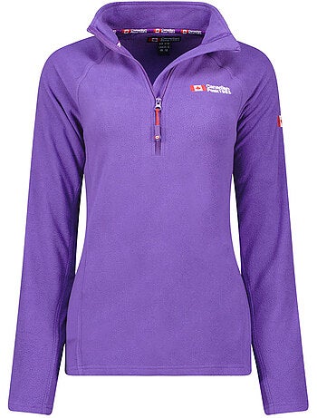 Polaire fine col montant zippé tugeak – canadian peak