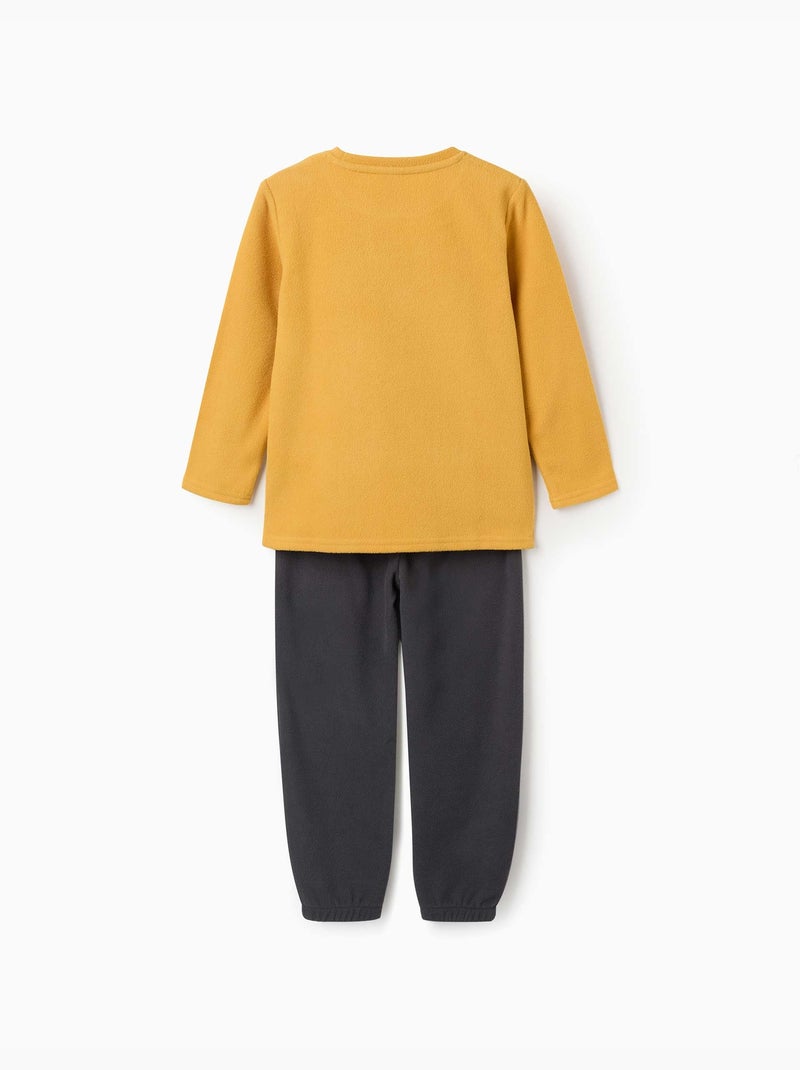 Polar fleece pyjama met pikachu borduursel Geel - Kiabi