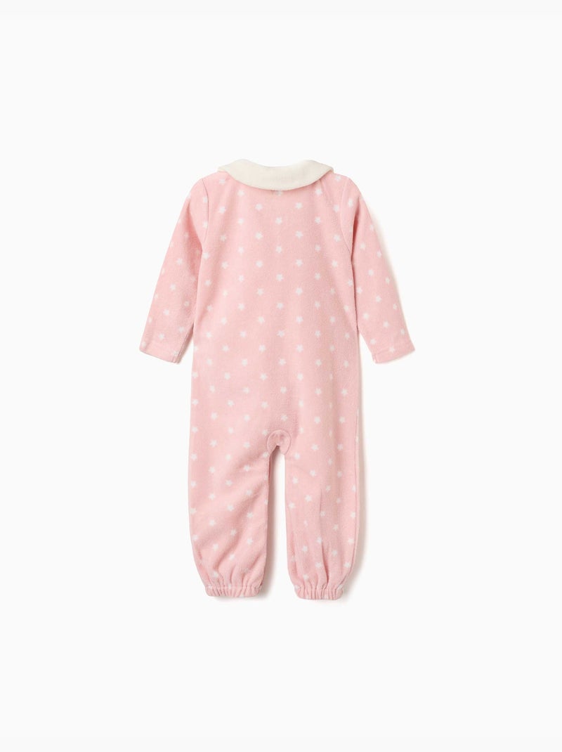 Polar fleece slaappak met sterren Lichtroze - Kiabi