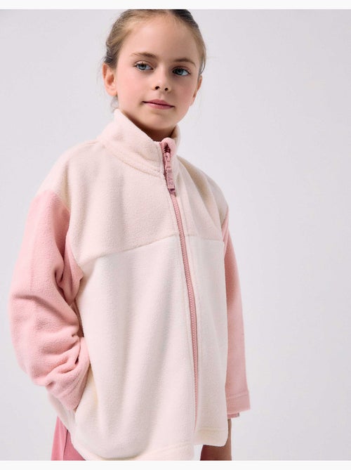 Polarfleecejas met hoge kraag - Kiabi