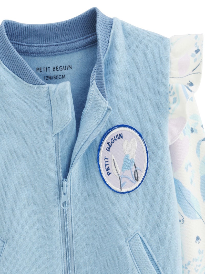 Polarmoon baby teddyjasje Blauw - Kiabi