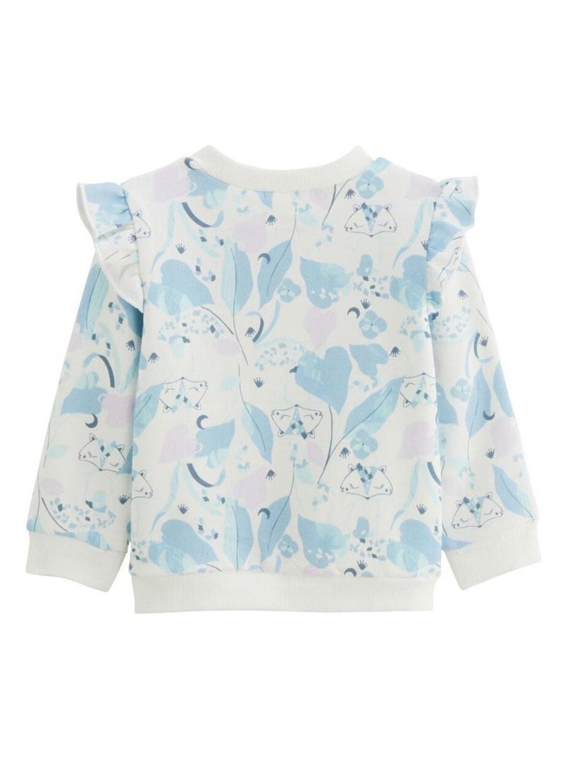 Polarmoon fleece babysweater Ecru - Kiabi