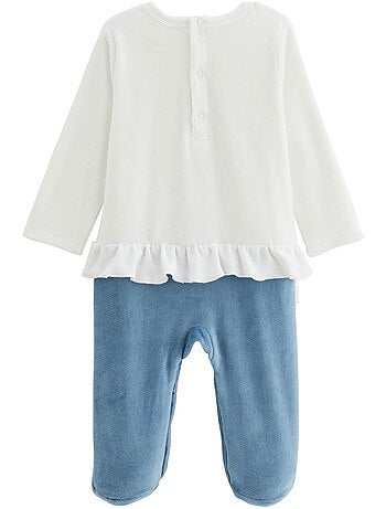 Polarmoon velours babypyjama