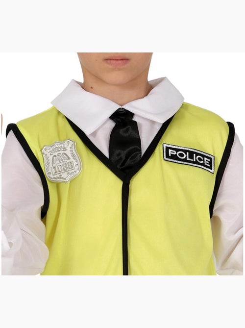 Politie-uitrusting of -kostuum: vest, pet en shirt. - Kiabi