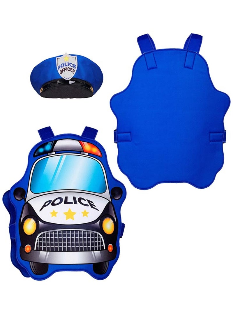 Politieauto-kostuum met hoed Multicolor - Kiabi