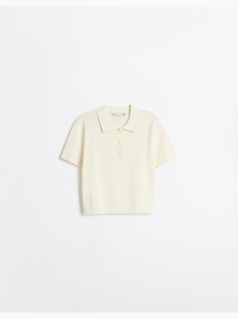 Polo à manches courtes, mo fashion Beige - Kiabi