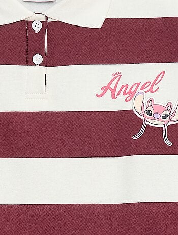 Polo à rayures imprimé 'Angel' 'Disney'