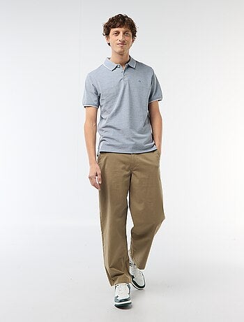 Polo avec broderie sur poitrine