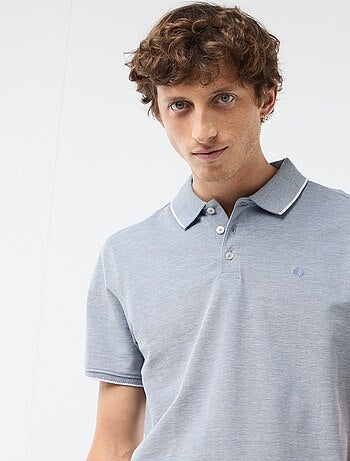 Polo avec broderie sur poitrine