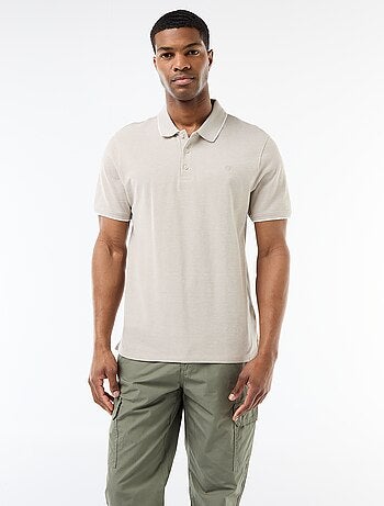 Polo avec broderie sur poitrine
