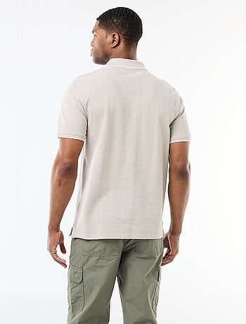 Polo avec broderie sur poitrine