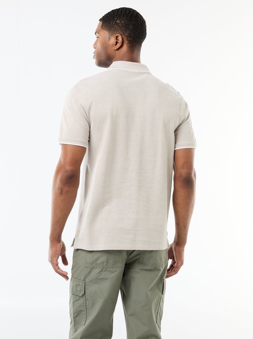 Polo avec broderie sur poitrine - Kiabi Polo avec broderie sur poitrine - Kiabi