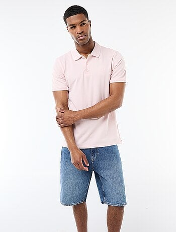 Polo avec broderie sur poitrine