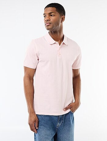 Polo avec broderie sur poitrine