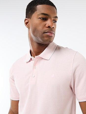 Polo avec broderie sur poitrine