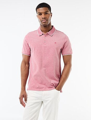 Polo avec broderie sur poitrine