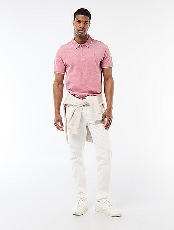 Polo avec broderie sur poitrine